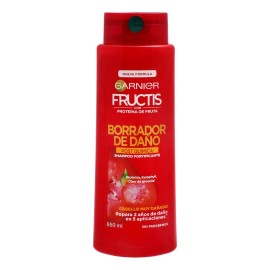 Shampoo Reparador Garnier Frutis Borrador De Daño