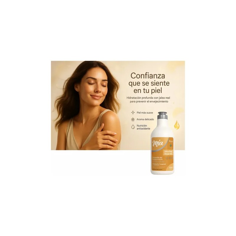 2 Pack Crema Mia Jalea Real 500ml I Piel Nutrida