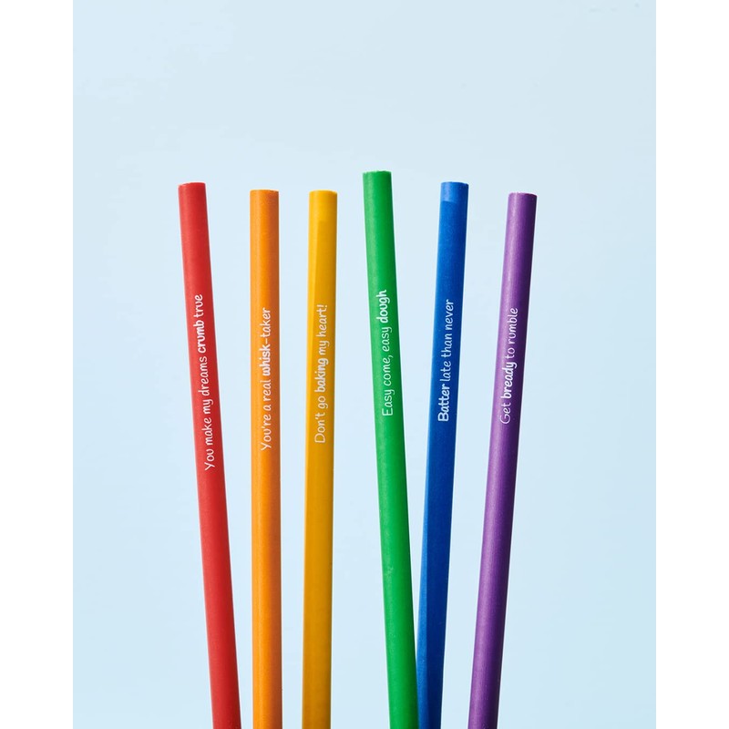 Crumbs by Collette Baking Pun Pencils - Boxed Gift Set