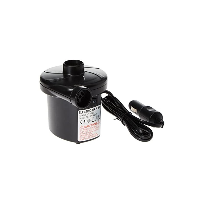 Vango AC/DC Electric Pump, Black, One Size