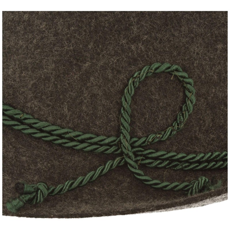 Breiter Allgäuer Costume Hat Anthracite 52