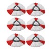 6Pcs Spin Mop Replacement Heads Compatible with Vileda O-Cedar, Easy