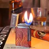 BRIZARD & CO ETERNAL DOUBLE SOFT FLAME CIGAR LIGHTER ROSEWOOD