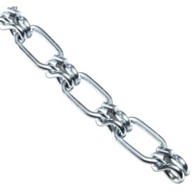 APEX TOOLS GROUP LLC Campbell 0722427 Low Carbon Steel Lock Link Single Loop Chain, Wrapped, on Reel,