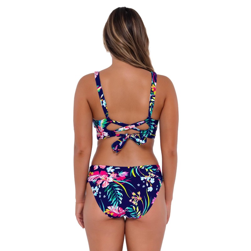 Sunsets Elsie Bralette - Bikini para mujer con aros, Island