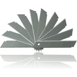 100-Pack 25MM Utility Knife Blades, Slitting Blades, Office Knife SK5 Blades for Retractable Box Cutters and Knives