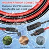 2PCS 1FT Solar Panel to SAE Adapter Cable - 10AWG