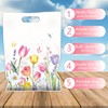 Falueqg Tulip Spring Gift Bags - Reuasable Flower Goodie Bags