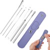6Pcs Ear Pick Cleaning Kit Earwax Removal Kit,Stainless Steel Earwax