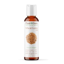 Wheat Germ Oil 2 fl. oz. – Cold‑Pressed Unrefined 100% Pure & Natural Carrier Oil for Skin, Face, Body & Hair Moisturizing. Perfect for DIY Creams, Lotions & Lip Balm.