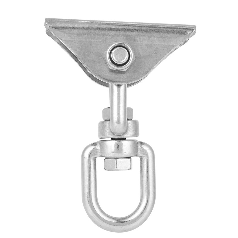 Stainless Steel Rotatable Hammock Swing Hanger Hook Fixed Plate Hanging