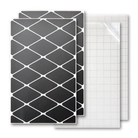Luxshield Reflector Sticker Set - Diamond Large - for Bicycle, Scooter, Pushchair - Reflectors Bicycle - Reflectors Children