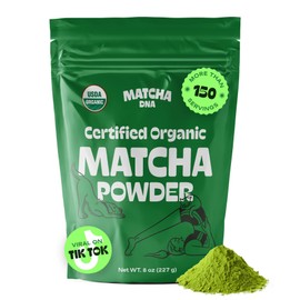 MATCHA DNA Certified Organic Matcha Green Tea Powder (8 oz BAG)