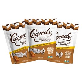 Cocomels Coconut Sugar Coconut Milk Caramels, 3 oz, 3 Pack, Dairy Free, Vegan, Organic
