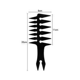 Lotsdonxia Professional Hairdresser's Comb for Family Salon, Specifically Designed for Men with Big Back Heads, Featuring Large, Wide Teeth for Styling Texture