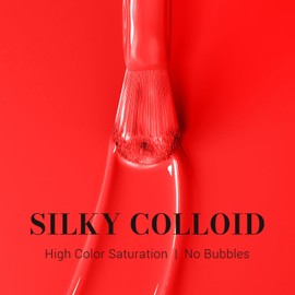 MelodySusie Neon Orange Gel Nail Polish,Red Orange Gel Polish Spring Summer Bright Color 224,Soak Off UV LED Nail Lamp Gift for Women Nail Art Manicure Salon DIY Nail Design at Home 0.5 Fl Oz-A2502