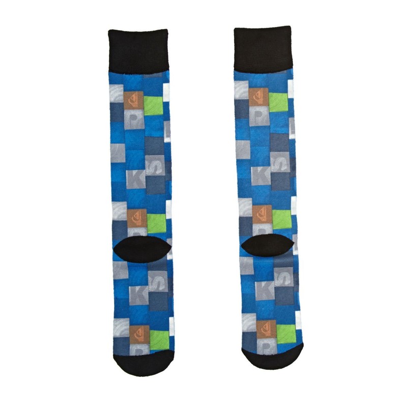 Quiksilver Big Boys' Riding Youth Snow Sock - blue -