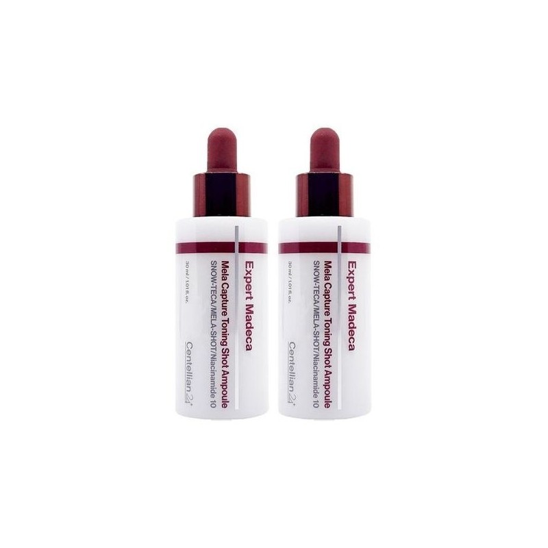 Centellian24 MelaCapture Freckle Ampoule 30ml 2pcs Madeca Mela Toning Shot