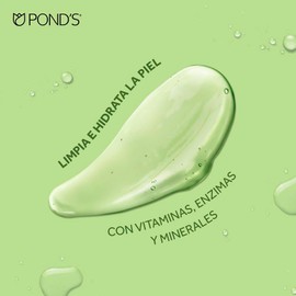 POND'S Cuidado Facial Fruity Hydra Fresh Aloe, Limpiador Facial, 200 Ml + Cuidado Facial Fruity Hydra Fresh Aloe, Gel Hidratante, 110 g