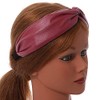 Raspberry Faux Leather Wide Chunky Flex HeadBand/Head Band