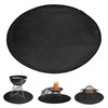 JasCherry Fire Bowl Mat, Fire Pit Mat, 3 Layers, Large,