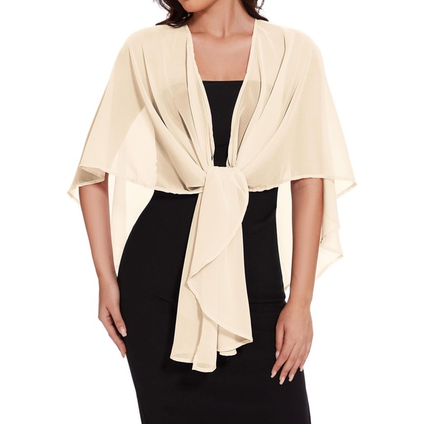 Shawls and Wraps For Evening Dresses Womens Chiffon Scarf Wedding