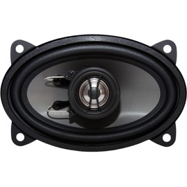 Earthquake Sound T46 4x6-inch 2-Way TNT Series Coaxial Speakers (Pair), Black
