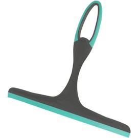 Hampine Squeegee for Shower Glass Door, Shower Squeegee for Glass Doors - All-Purpose Squeegee with Hook for Shower Doors, Windows, Mirrors, Tiles and Car Glass