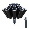 Pioggistar Windproof Umbrella for Men and Women, Inverted Umbrellas 10