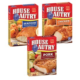 Fry Pack Trio - 3 pack Chicken, Pork, Seafood Seasoned Breading Mixes