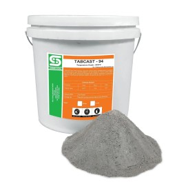 tabcast-94 94% Alumina Dense Castable Refractory Cement 22 Lbs.