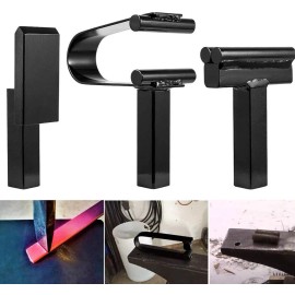 YMT 3pcs Blacksmith Anvil Forge Hardy Tool 3/4" Hot Cut Creasing Stake Spring Fuller