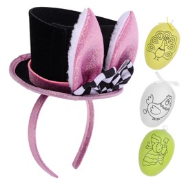 FOMIYES 1 Set Easter Bunny Ears Headband Cosplay Costume Accessory Cute Rabbit Design for Birthday Parties Photo Shoots and Holiday Celebrations for