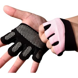 sunnex Gym Gloves for Women & Men - Fingerless Workout Gloves for Weightlifting, Lightweight Breathable Fitness Gloves for Sports