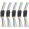Vkinman 5 Sets 5-Pin Waterproof Automotive Electrical Connector Plug and