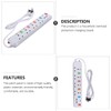 Gadpiparty Extension Lead with USB Slots1.8M Extension Cord 4 Way