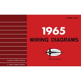 1965 Ford C, CT, H, HT, N, NT-Series Truck Wiring Diagrams - 11x17 in COMB Bound