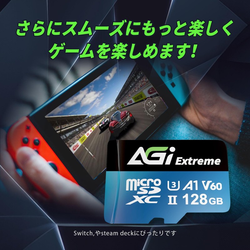 AGI V60 Extreme Micro SD Card 128GB UHS-II U3 Maximum