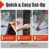 Frelaxy Extra-Thick Emergency Tent, Compact Survival Tent with Whistle, Upgraded