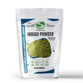 200 Grams Indigo Powder For Hair Dye / Color - Chemicals Free Hair Color - The Henna Guys