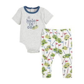 Mud Pie Boy Golf Short Set; 12-18 Months