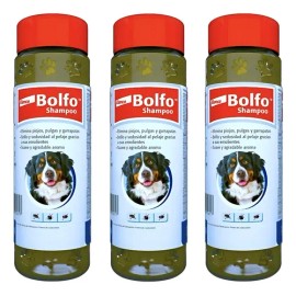 Bolfo Shampoo 350 Ml Pulguicida Para Perros Y Gatos *3 Pza*