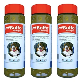 Bolfo Shampoo 350 Ml Pulguicida Para Perros Y Gatos *3 Pza*