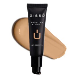 Maquillaje Liquido Alta Cobertura Bissú Tonos 11 Te Amachiatto
