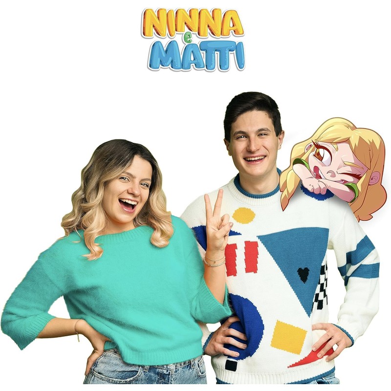 NINNA e MATTI 2 Packs of Temporary Tattoos for Kids,