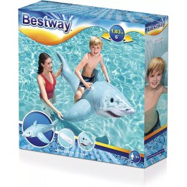 Bestway Best Way Realistic Shark Pool Float - Inflatable Ride On - Brand New