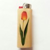 Tulip Lighter Case Holder Sleeve Cover Spring Flowers Fits Bic