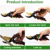 8" Pruning Shears for Gardening –Garden Clippers with Safety Lock