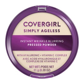 Simply Ageless Instant Wrinkle Blurring Pressed Powder - 100 Translucent by CoverGirl for Women - 0.39 oz Powder