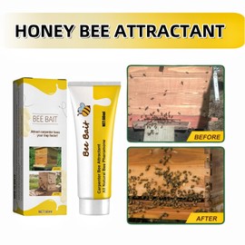 Honey Bee Attractant,Carpenter Bee Trap For Outside, Bees Attractant Swarm Commander Lure,Beekeeping Tool,All-Natural Ingredients Beekeeping Supplies,Honey Bee Attractant Hive Beekeeping Trap Tool